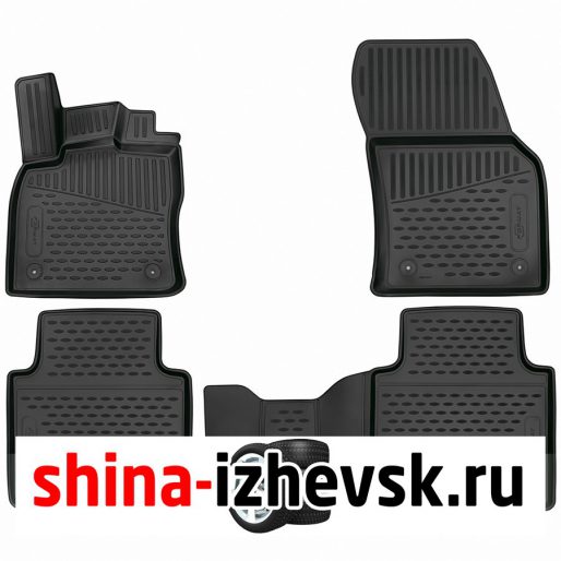 Коврик Коврики 3D в салон Format для Kia Sorento Prime, 2015- , 5/7 мест, 4 шт. (ПУ, повышенная износостойкость) в Ижевске